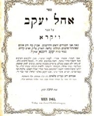 Auction 9 Batch 5 #10d Kol Yaakov Ohel Yaakov